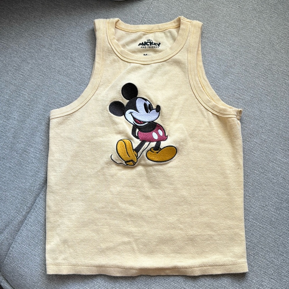 Mickey mouse yellow tank